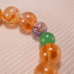 Close-up of colorful gemstones symbolizing wealth and positivity