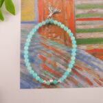 Amazonite Bracelet in a Peaceful Natural Setting – Soothing Charm Jewelry