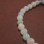 Close-up of Amazonite Beads and Sterling Silver Star Charm
