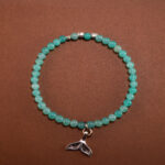 Amazonite Charm Bracelet with Sterling Silver Accents – Handmade Jewelry