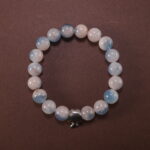Aquamarine Gemstone Bracelet – Handmade Blue Crystal Jewelry