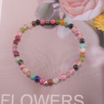 Colorful Gemstone Bracelet in a Natural Light Setting – Boho Crystal Jewelry