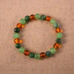 Citrine, Green Aventurine, and Chrysoprase 8mm Bracelet – Bright Crystal Jewelry for Abundance and Growth