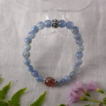 Kyanite Gemstone Bracelet in a Peaceful Setting – Clarity and Balance Energy