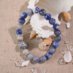 Kyanite Bracelet in a Peaceful Setting – Beaded Gemstone Jewelry for Clarity