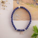 Lapis Lazuli & Chalcedony Bracelet in Creative and Peaceful Workspace