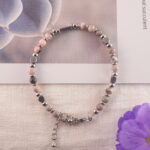 Pink Chalcedony Bracelet in a Light Setting – Calming Love Crystal for Daily Balance