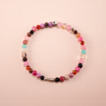 Rose Quartz and Amethyst 4mm Beaded Love Bracelet – Colorful Healing Jewelry