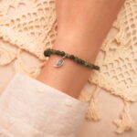 Wearing 4mm Jade Leaf Bracelet – Elegant and Nature-Inspired