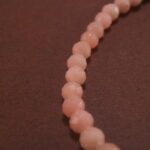 Close-up of Chalcedony Beads and Butterfly Charm – Crystal Charm Bracelet