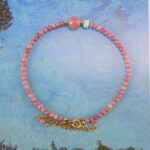 Romantic gemstone bracelet in a minimal lifestyle setting