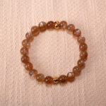 8mm Natural Moonstone Bracelet – Full Product Display