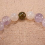Close-up of faceted amethyst beads highlighting clarity and cut