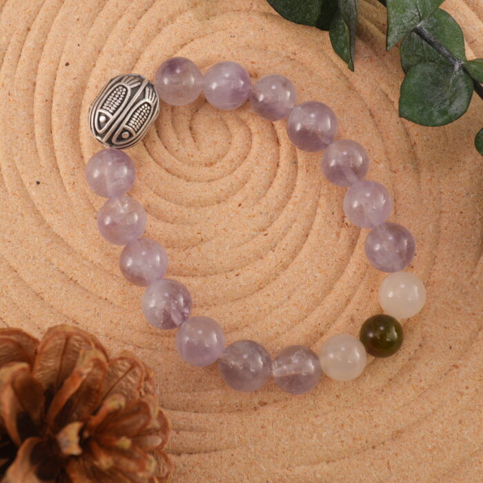 Bracelet resting peacefully in a soft natural setting