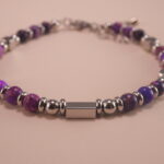 Zoom-in on the smooth polished beads and the S925 adjustable clasp detail