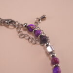 Zoom-in on the smooth polished beads and the S925 adjustable clasp detail