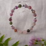 Tourmaline Charm Bracelet in a Tranquil Setting – Faith and Energy Jewelry