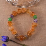 Bracelet placed next to flowers