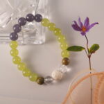 Bracelet in natural light with cool neutral tones.