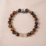 Tiger eye bracelet with natural golden-brown luster, symbolizing strength, protection, and vitality.