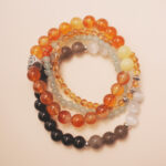 Solar Energy bracelet stack designed to inspire vitality, confidence, and abundant energy flow.