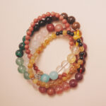Blossom Heart bracelet stack designed to attract love, self-healing, and emotional harmony.